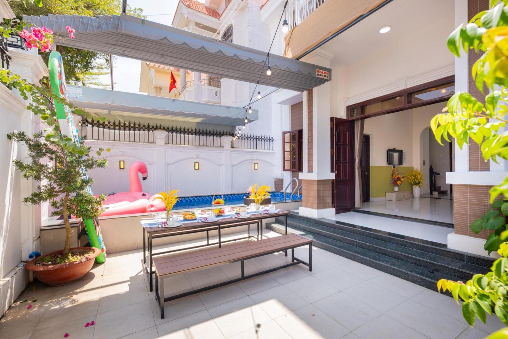 Hoang My Villa - 8 Phong Ngu Bai Sau - Free Bida Karoke 붕타우 외부 사진
